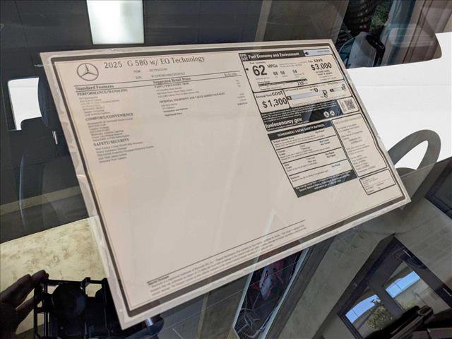 New 2025 Mercedes-Benz G 580 w/ EQ Technology image 16