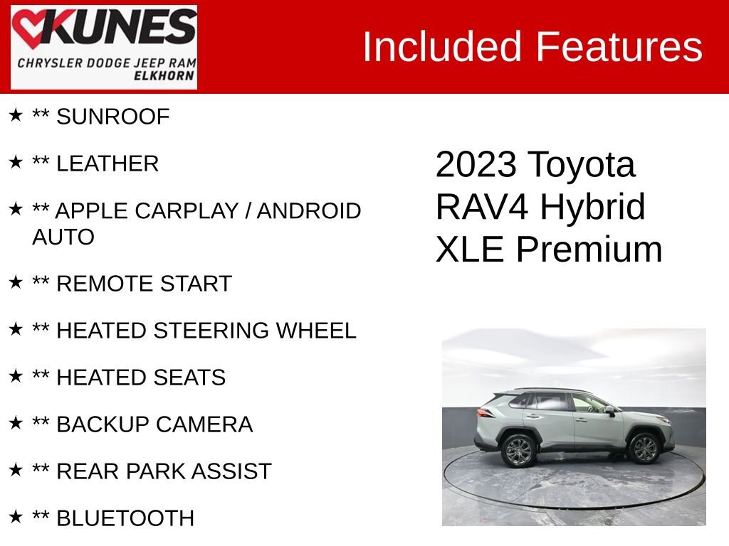 Used 2023 Toyota RAV4 XLE Premium image 3