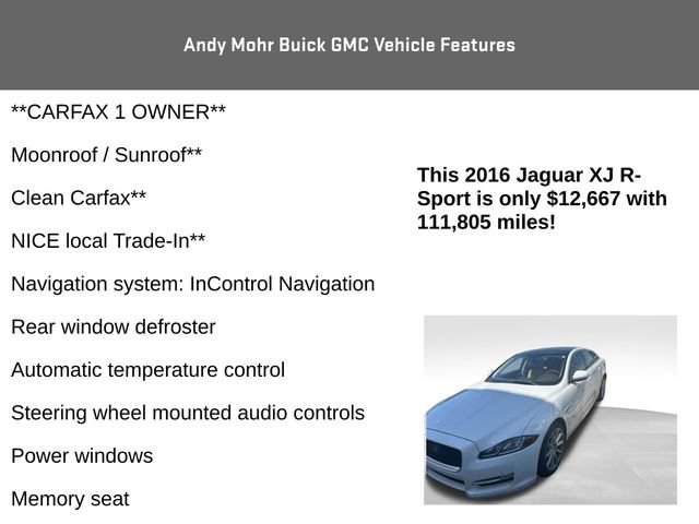 Used 2016 Jaguar XJ R-Sport image 4