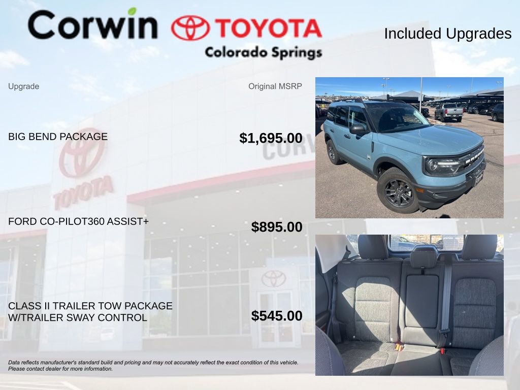 Used 2021 Ford Bronco Sport Big Bend w/ Big Bend Package image 8