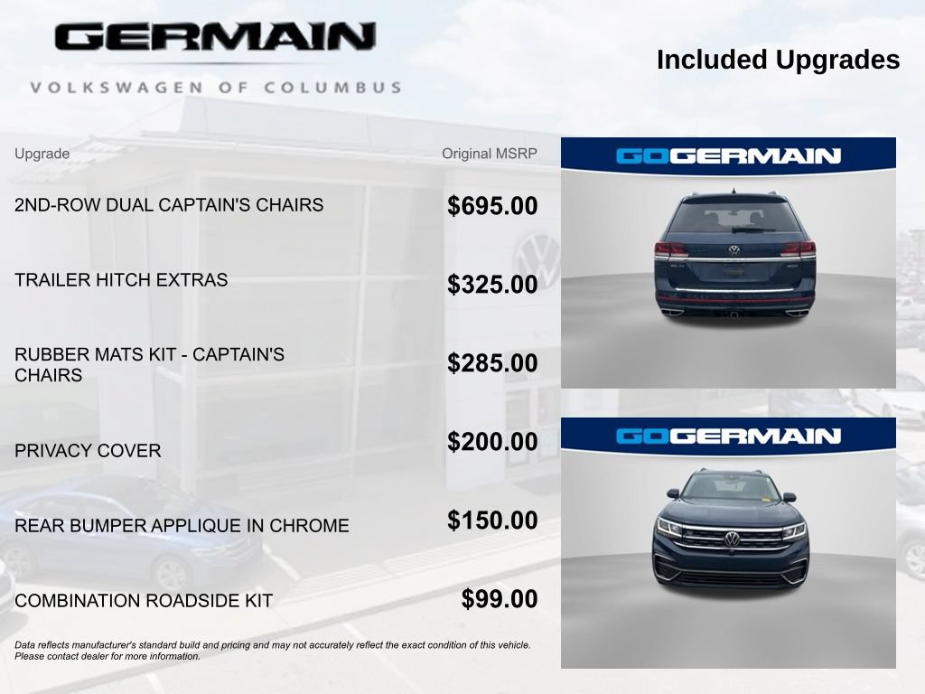 Used 2021 Volkswagen Atlas SEL Premium AWD/4WD image 9