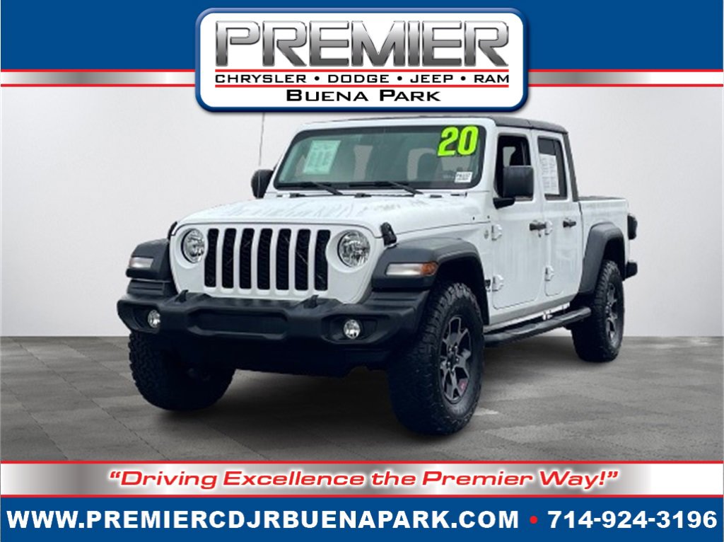 Certified 2020 Jeep Gladiator Sport w/ Quick Order Package 24S image 1