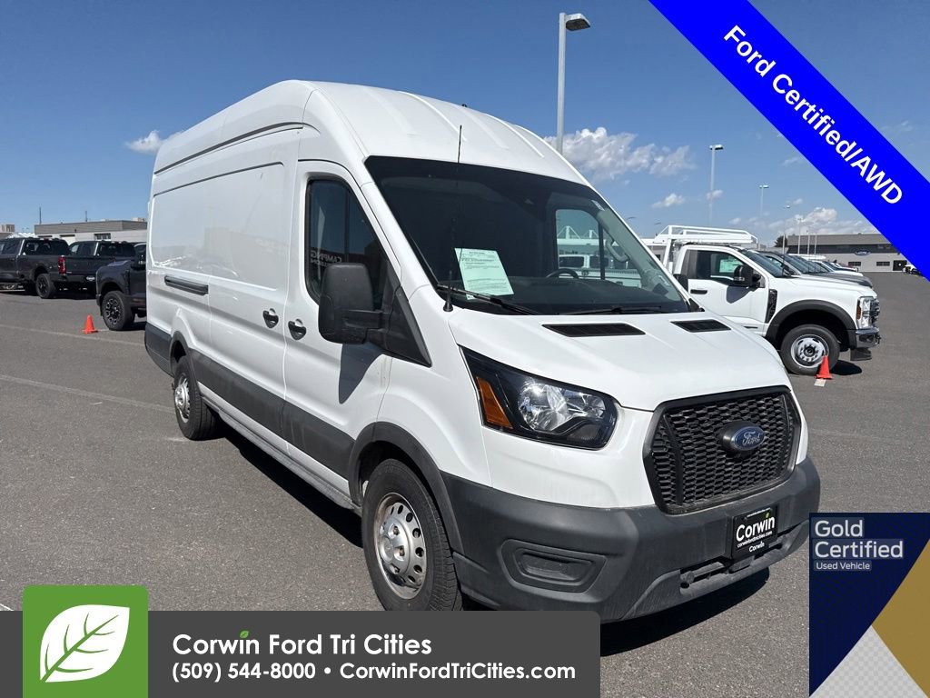 Used 2022 Ford Transit 350 148 High Roof Extended AWD w/ Load Area Protection Package image 1