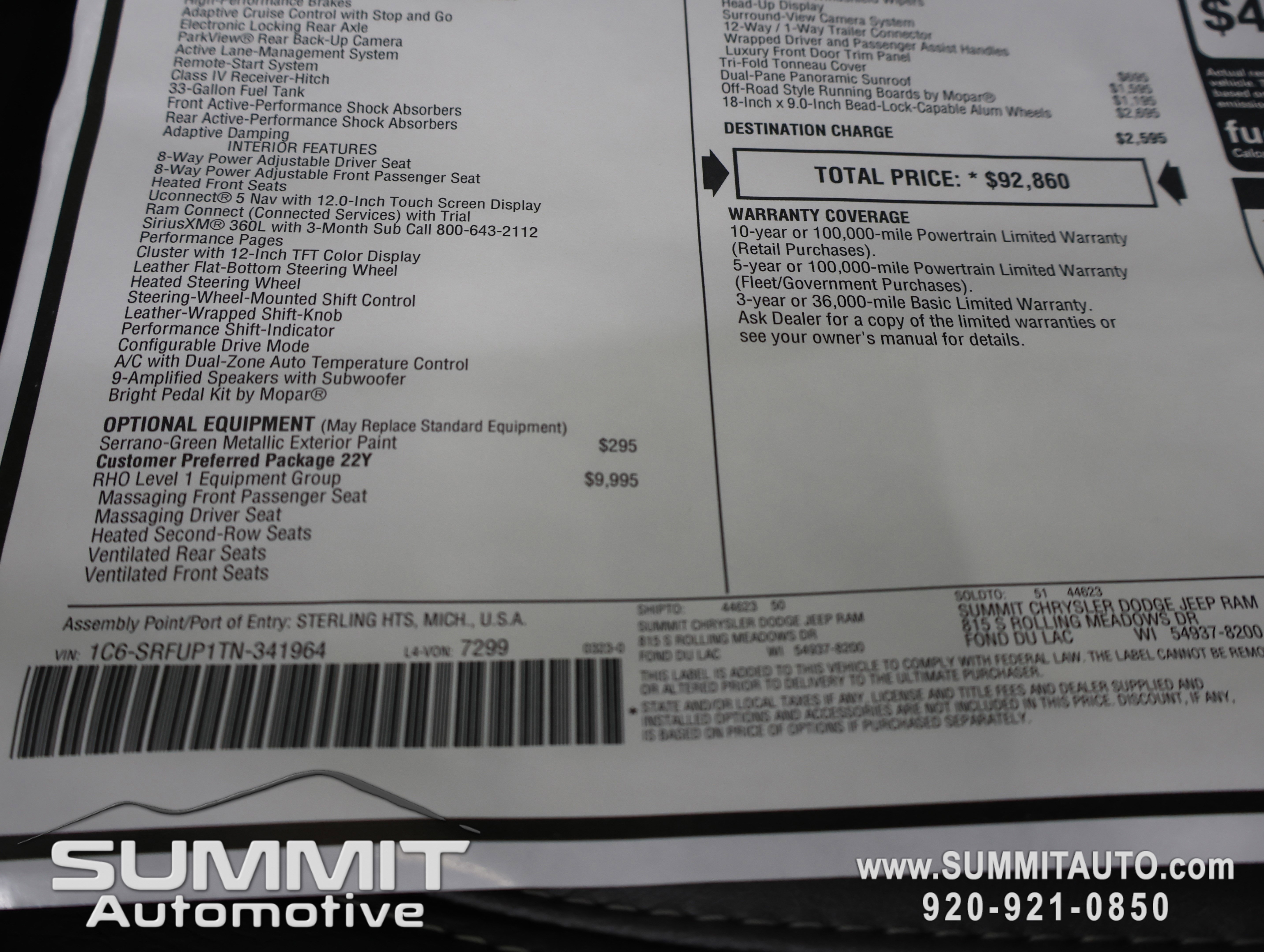 New 2026 RAM 1500 RHO w/ RHO Level 1 Equipment Group AWD/4WD image 51