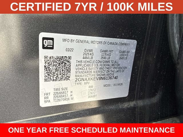 Used 2022 Chevrolet Equinox LT FWD image 29