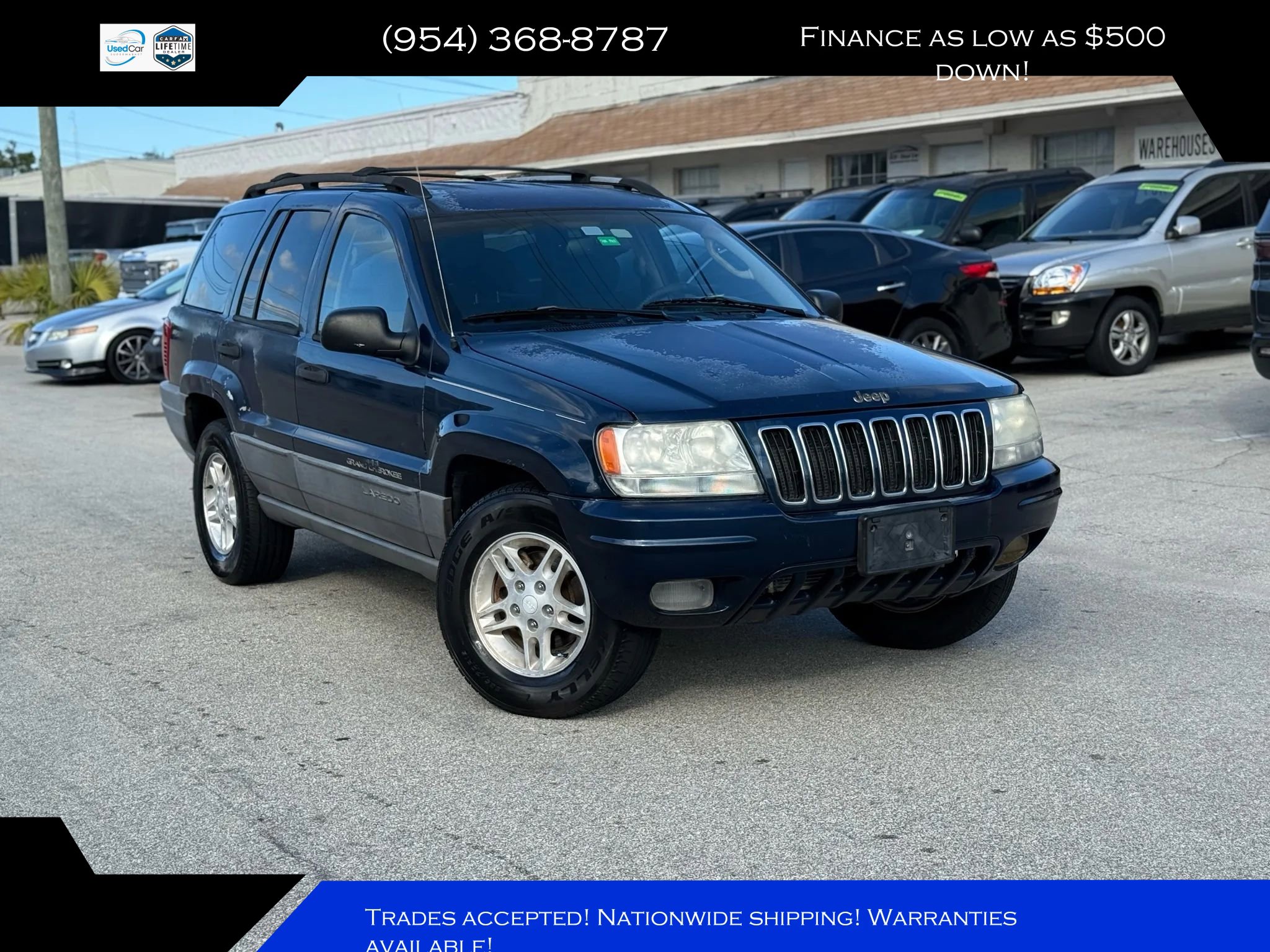 Used 2002 Jeep Grand Cherokee Laredo image 1
