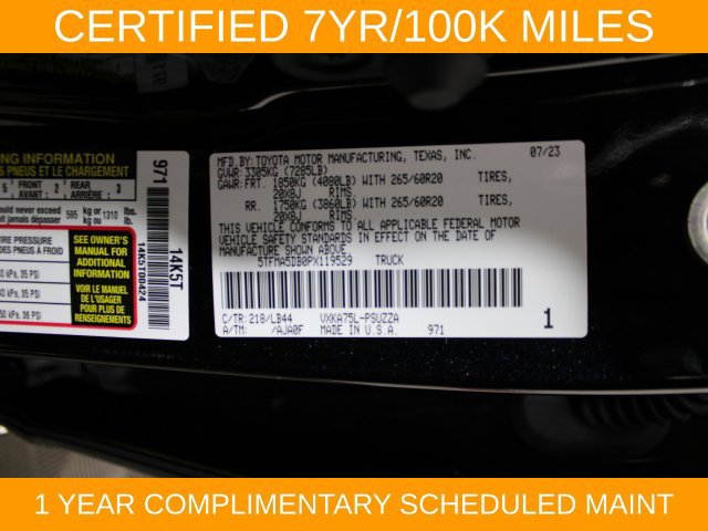 Used 2023 Toyota Tundra 1794 Edition AWD/4WD image 28