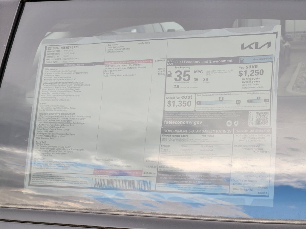 New 2027 Kia Sportage S AWD/4WD image 24