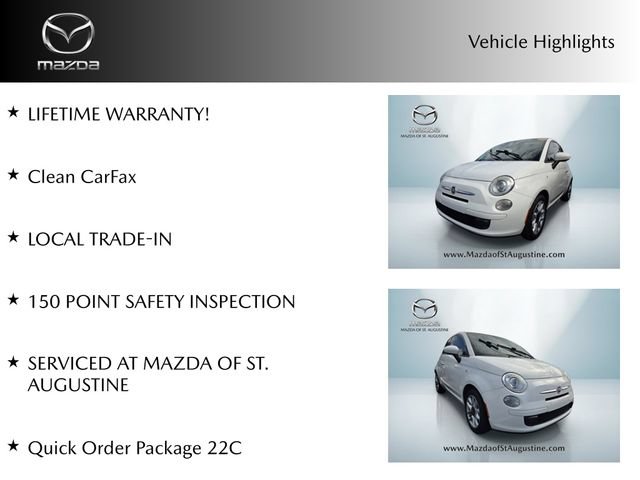 Used 2017 FIAT 500 Pop FWD image 2