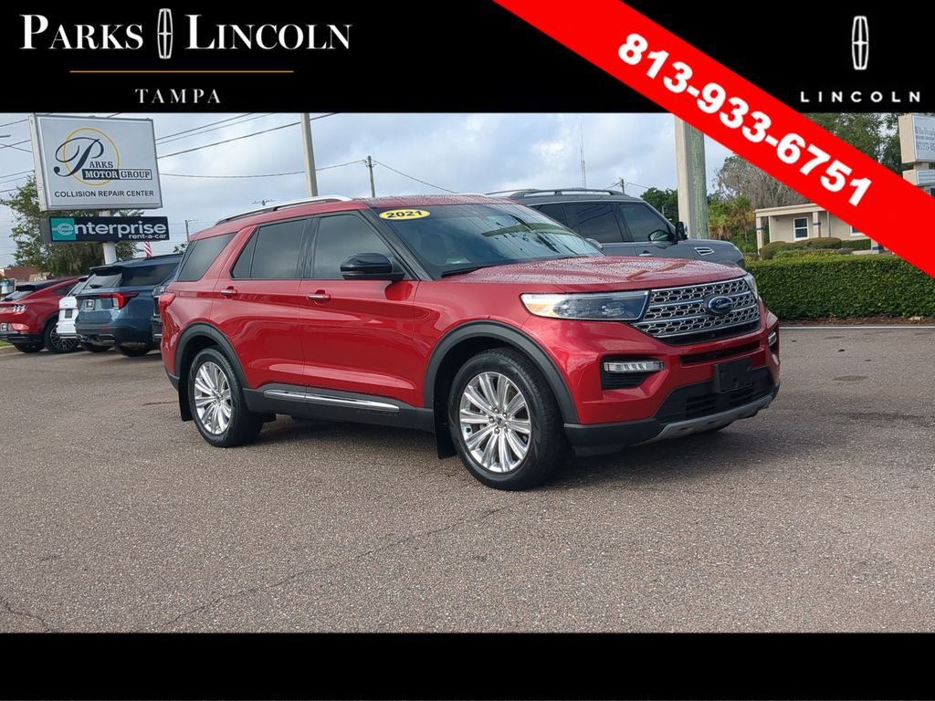 Used 2021 Ford Explorer Limited w/ Equipment Group 301A RWD image 1