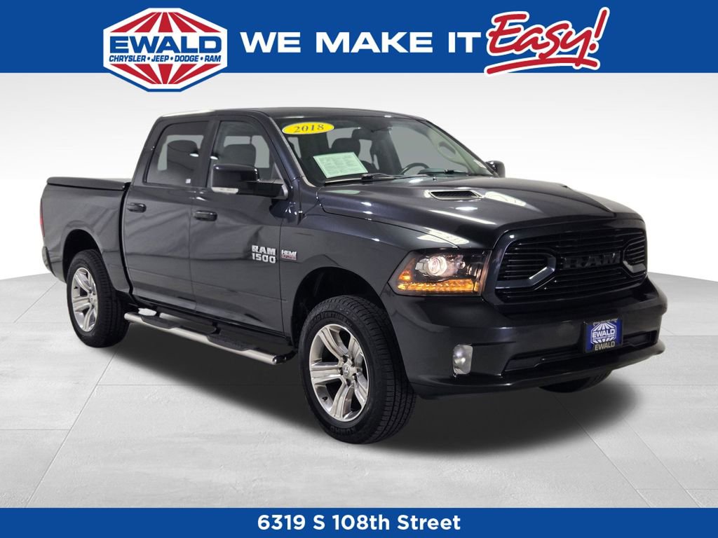 Certified 2018 RAM 1500 Sport w/ Convenience Group AWD/4WD image 1