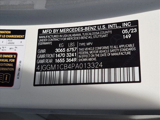 Certified 2023 Mercedes-Benz EQE 350+ 4MATIC SUV image 26