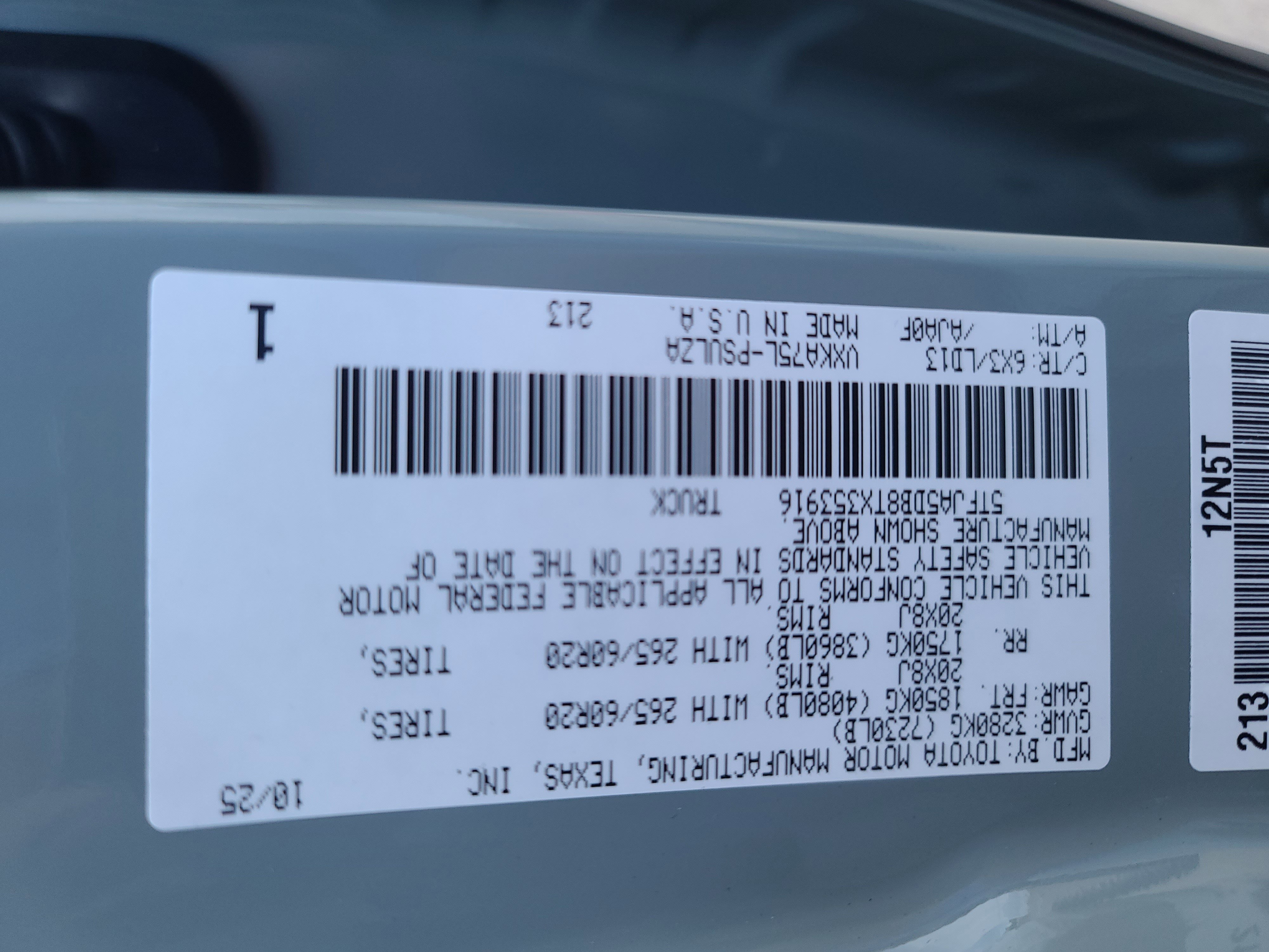 New 2026 Toyota Tundra Limited image 41