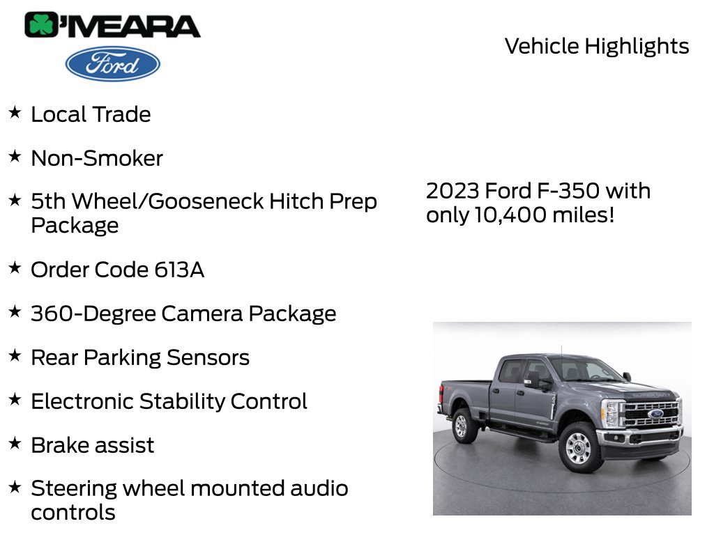 Used 2023 Ford F350 XLT w/ 360-Degree Camera Package AWD/4WD image 8