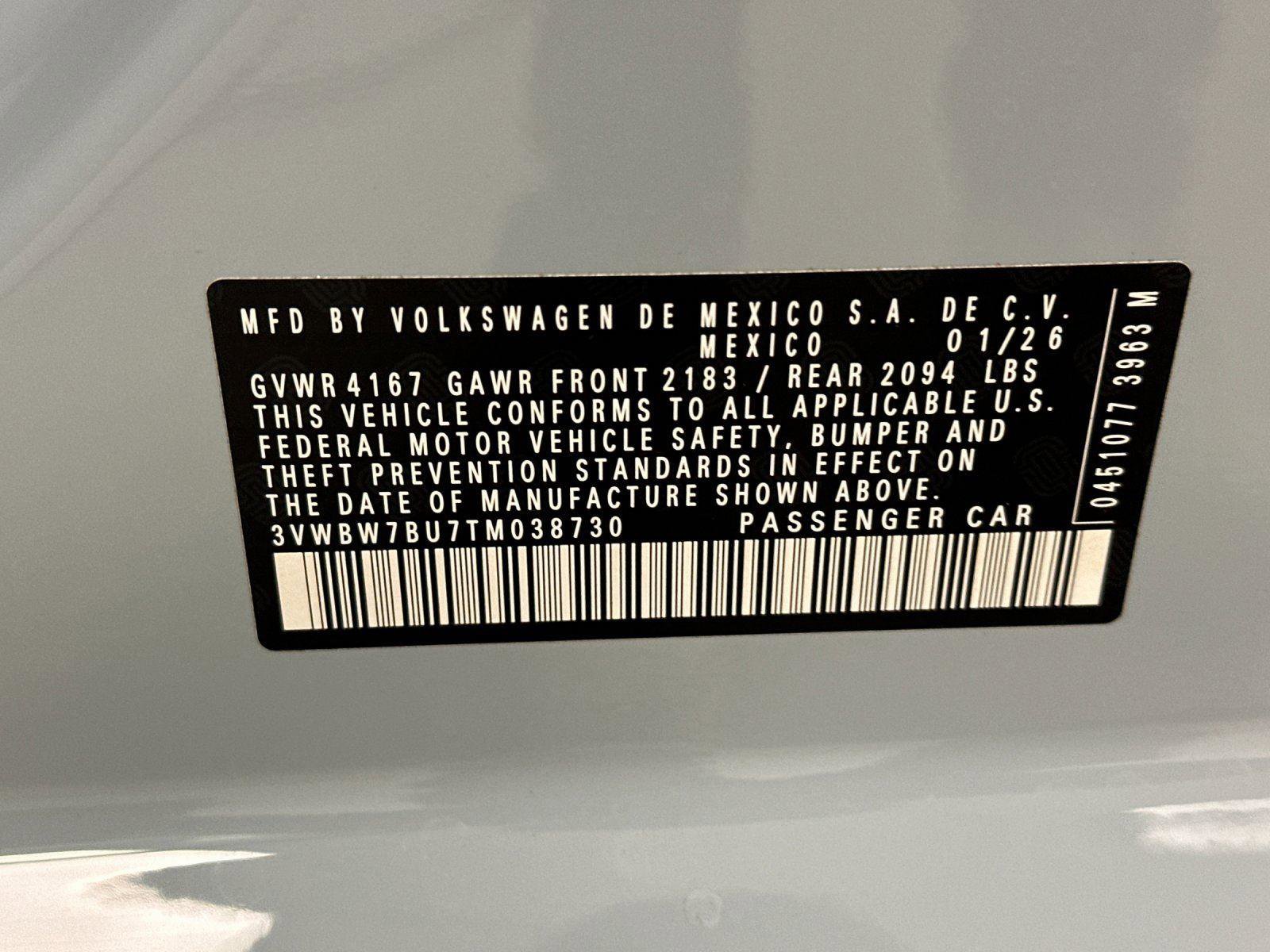 New 2026 Volkswagen Jetta Sport image 23