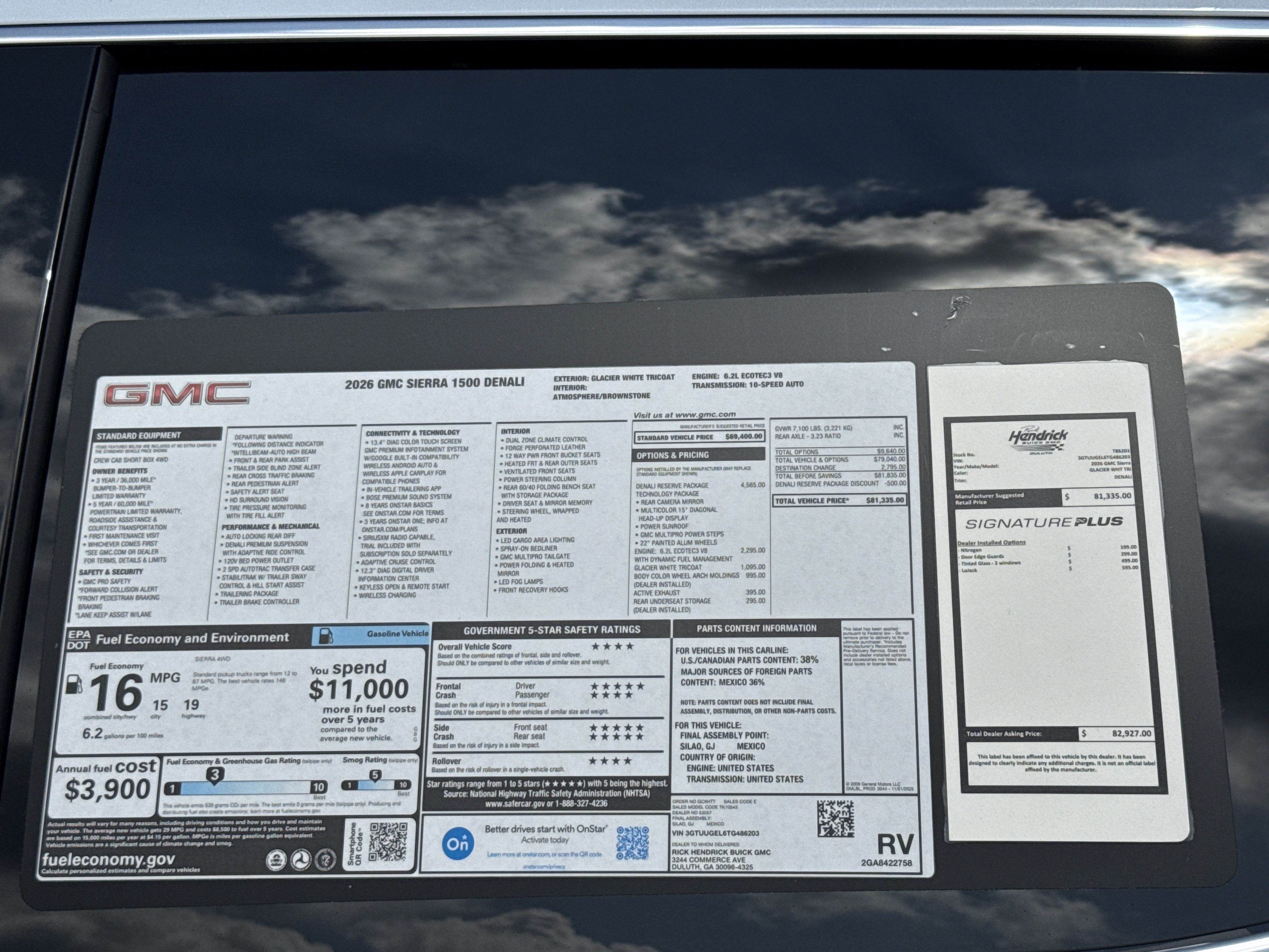 New 2026 GMC Sierra 1500 Denali w/ Denali Reserve Package AWD/4WD image 37