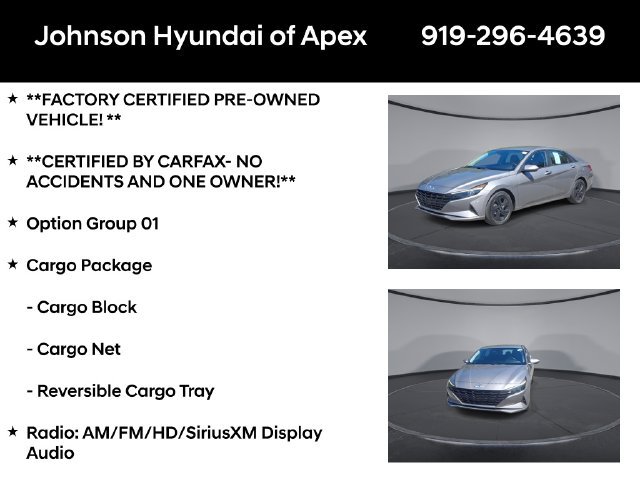 Certified 2023 Hyundai Elantra SEL w/ Cargo Package FWD image 6