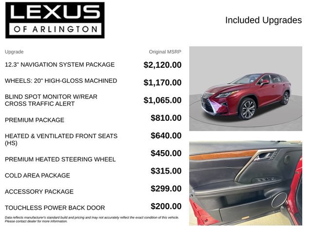 Used 2018 Lexus RX 350L AWD image 4