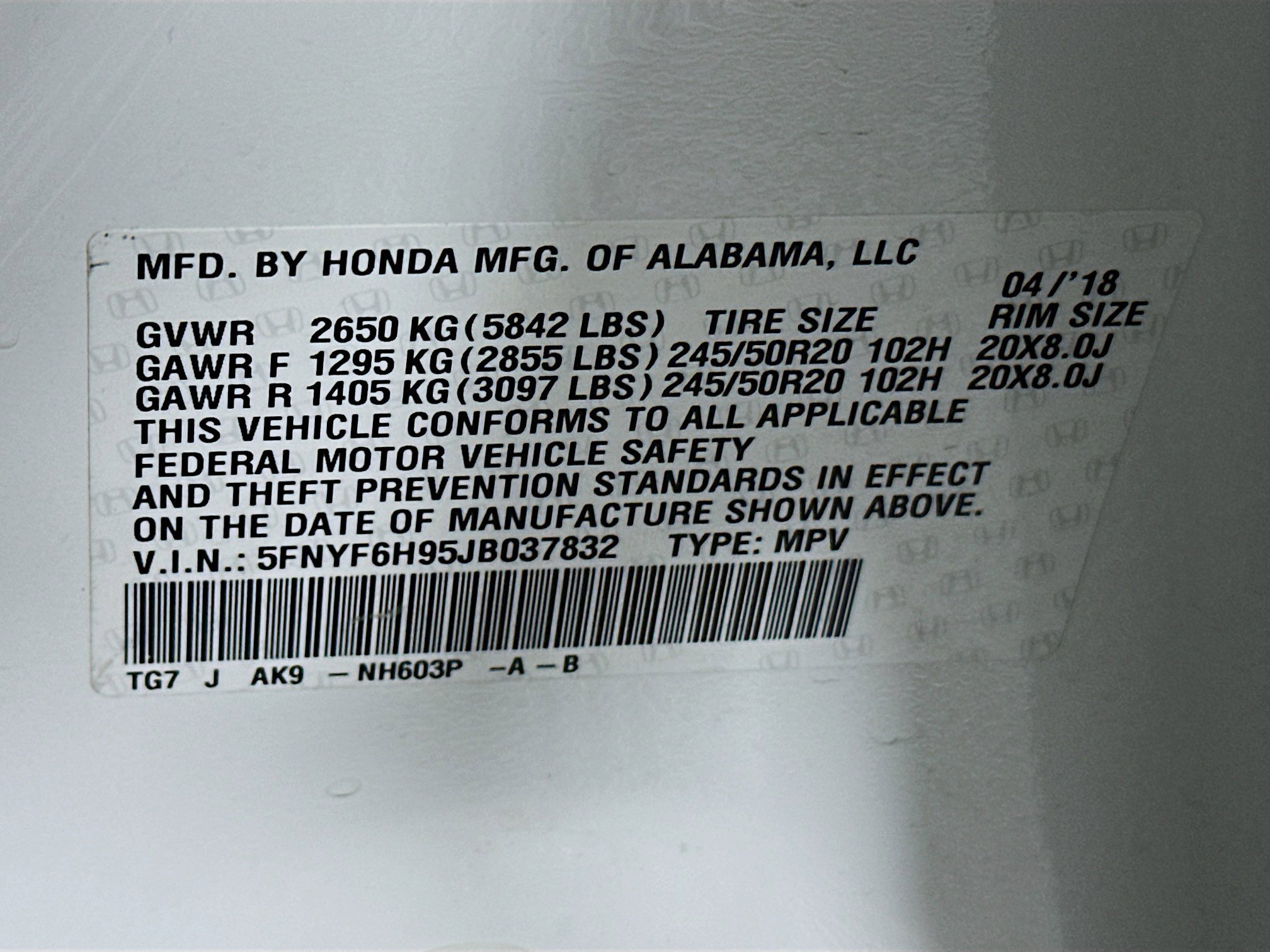 Used 2018 Honda Pilot Touring image 12