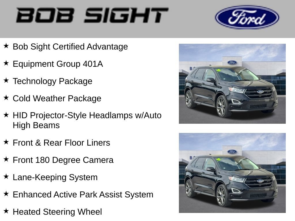 Used 2017 Ford Edge Sport w/ Equipment Group 401A AWD/4WD image 3