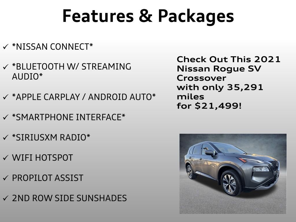 Used 2021 Nissan Rogue SV w/ Premium Package image 8