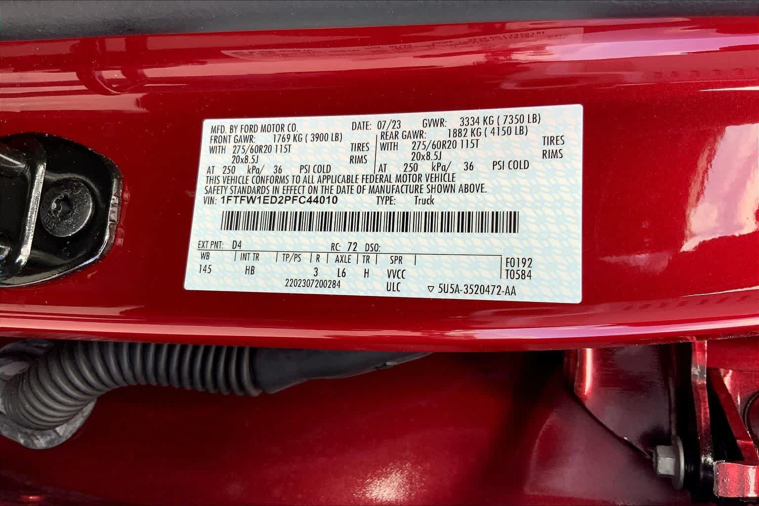 Used 2023 Ford F150 Lariat AWD/4WD image 20