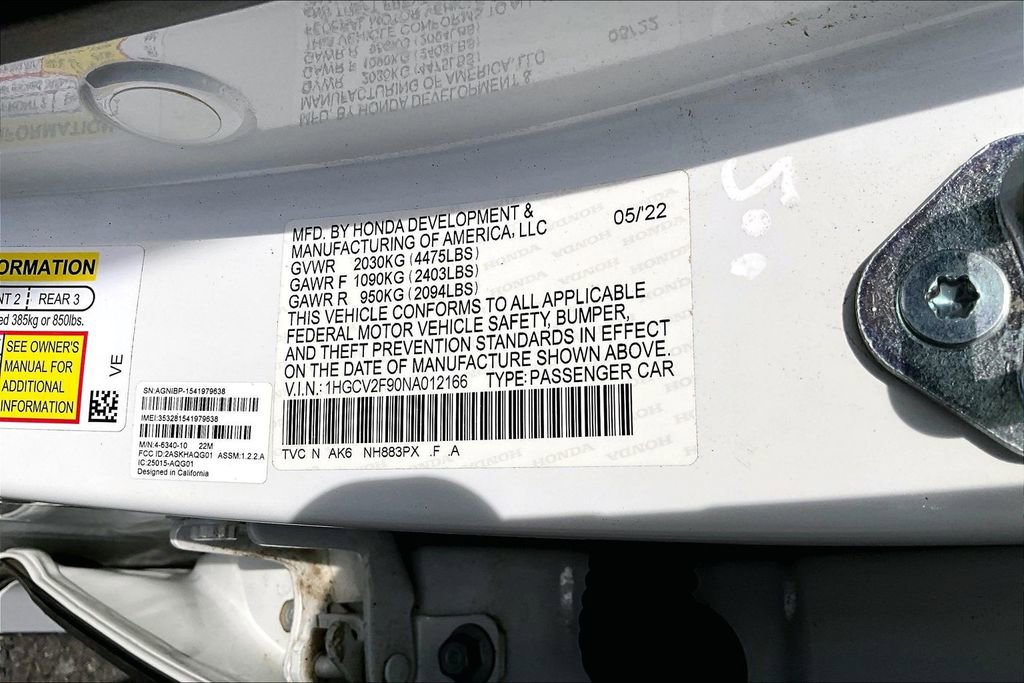 Used 2022 Honda Accord Touring image 16