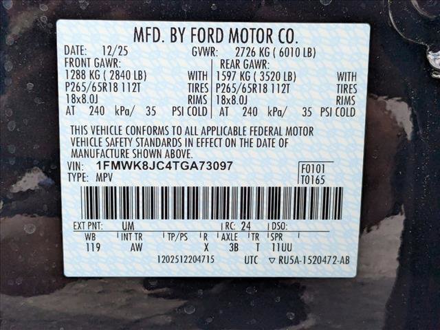 New 2026 Ford Explorer Tremor w/ Tremor Ultimate Package image 17