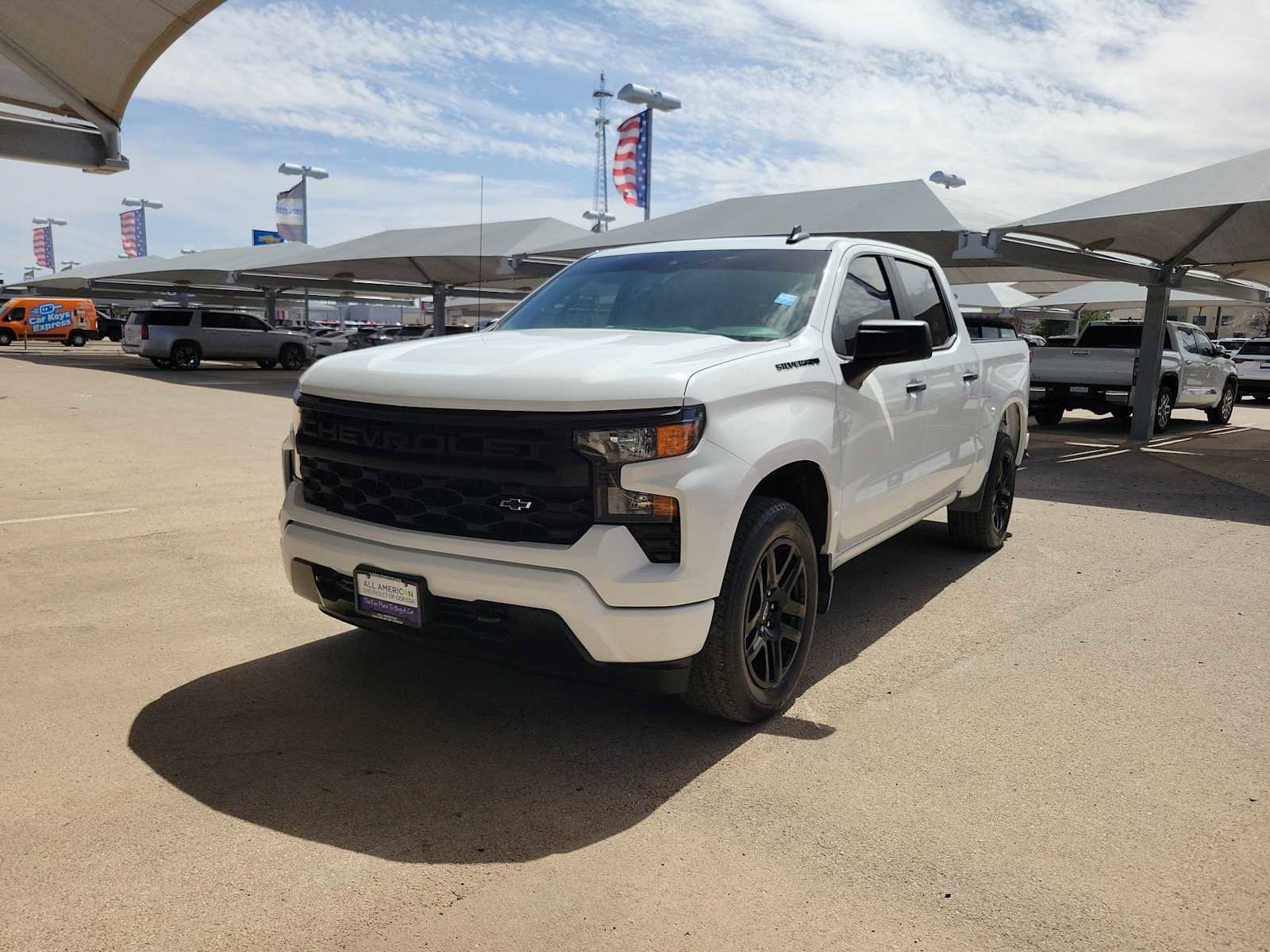 Used 2023 Chevrolet Silverado 1500 Custom w/ LPO, Dark Essentials Package RWD image 4