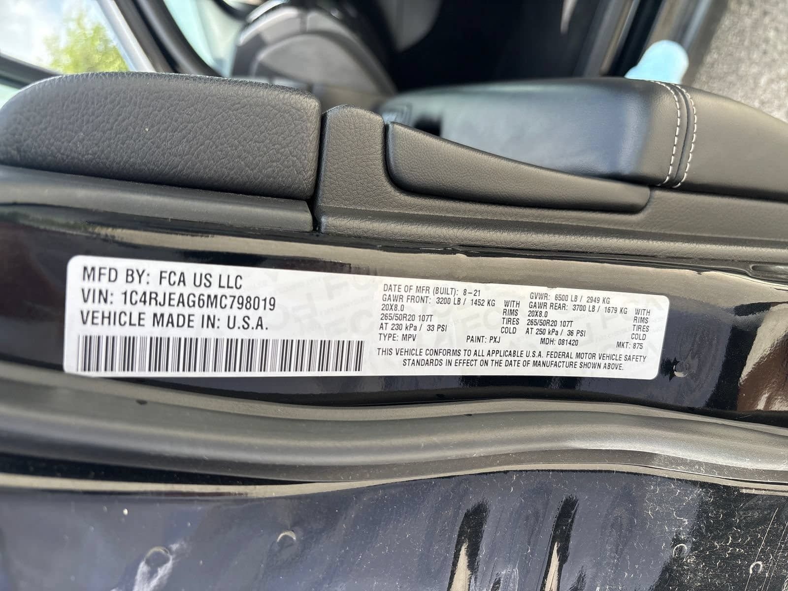 Used 2021 Jeep Grand Cherokee Freedom Edition RWD image 35