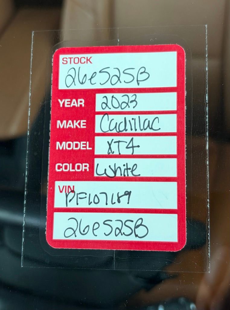Used 2023 Cadillac XT4 Sport w/ LPO, Onyx Lite Package AWD/4WD image 25