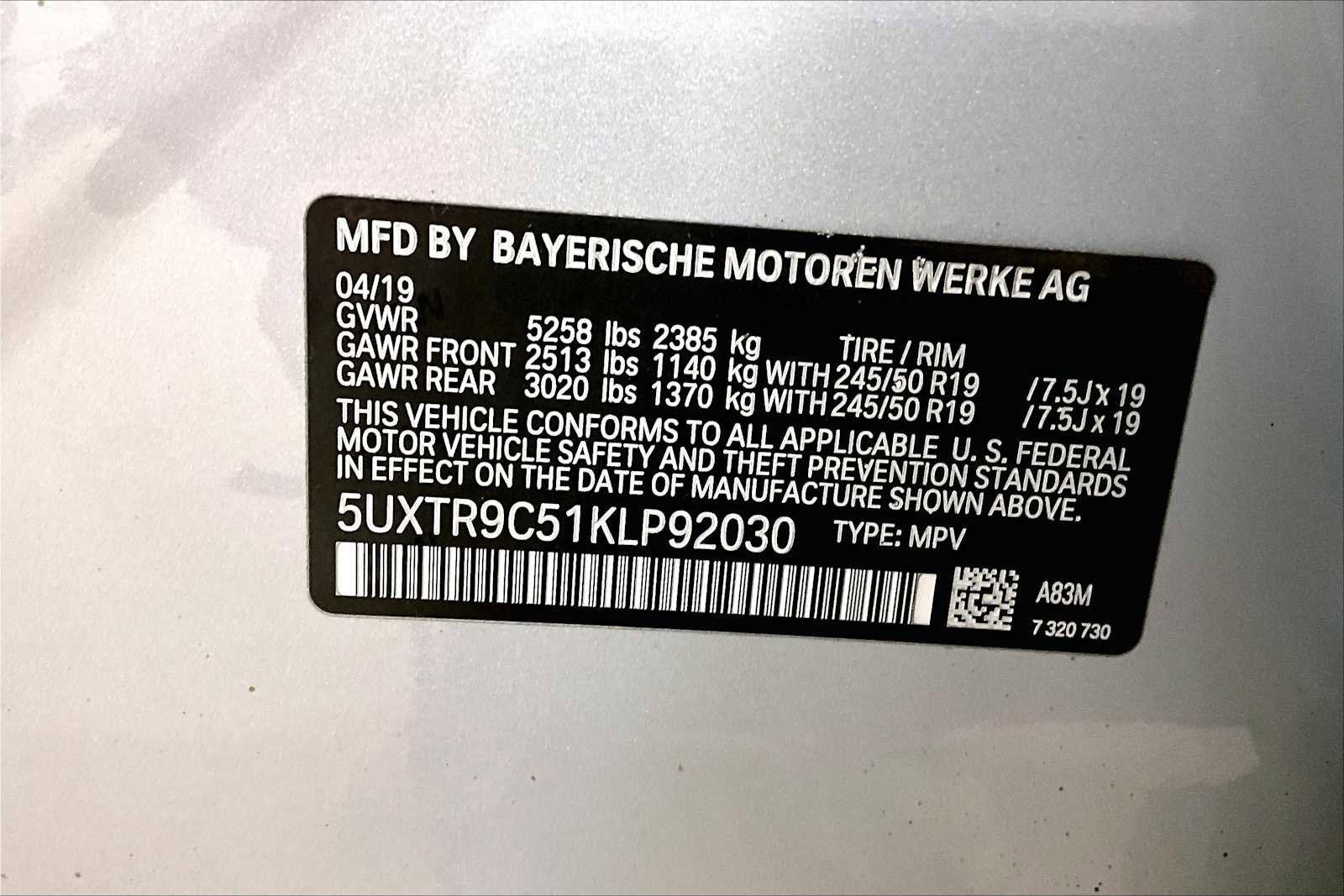 Used 2019 BMW X3 xDrive30i w/ Premium Package image 36