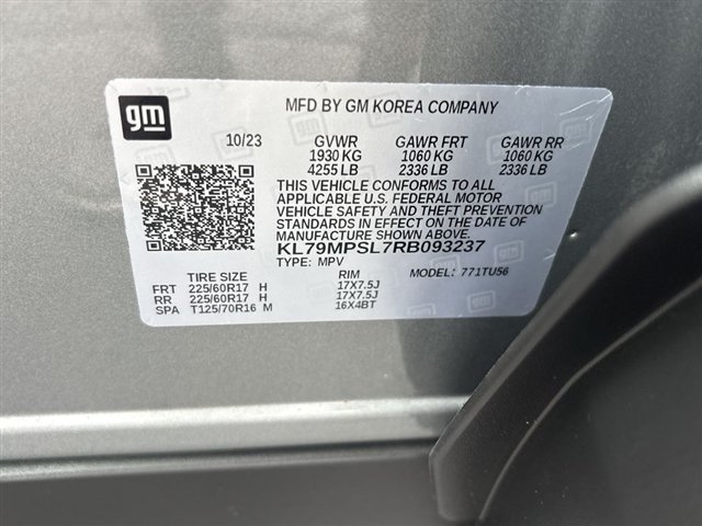 Certified 2024 Chevrolet TrailBlazer LT w/ Convenience Package FWD image 32