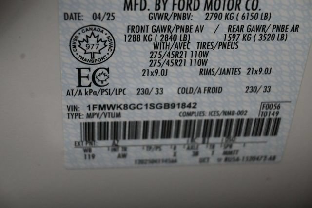 Certified 2025 Ford Explorer ST AWD/4WD image 38