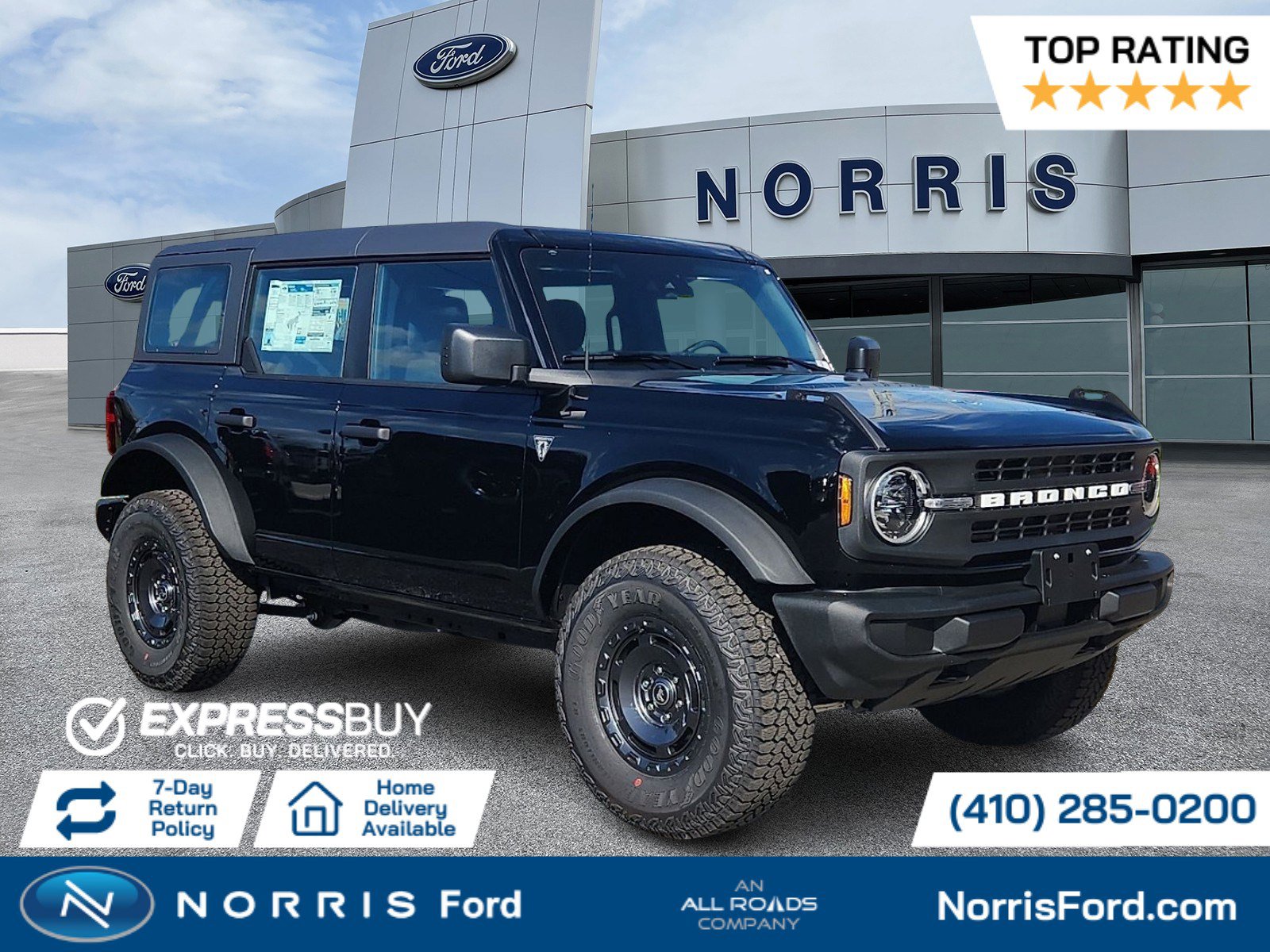 New 2025 Ford Bronco 4-Door w/ Sasquatch Package image 1