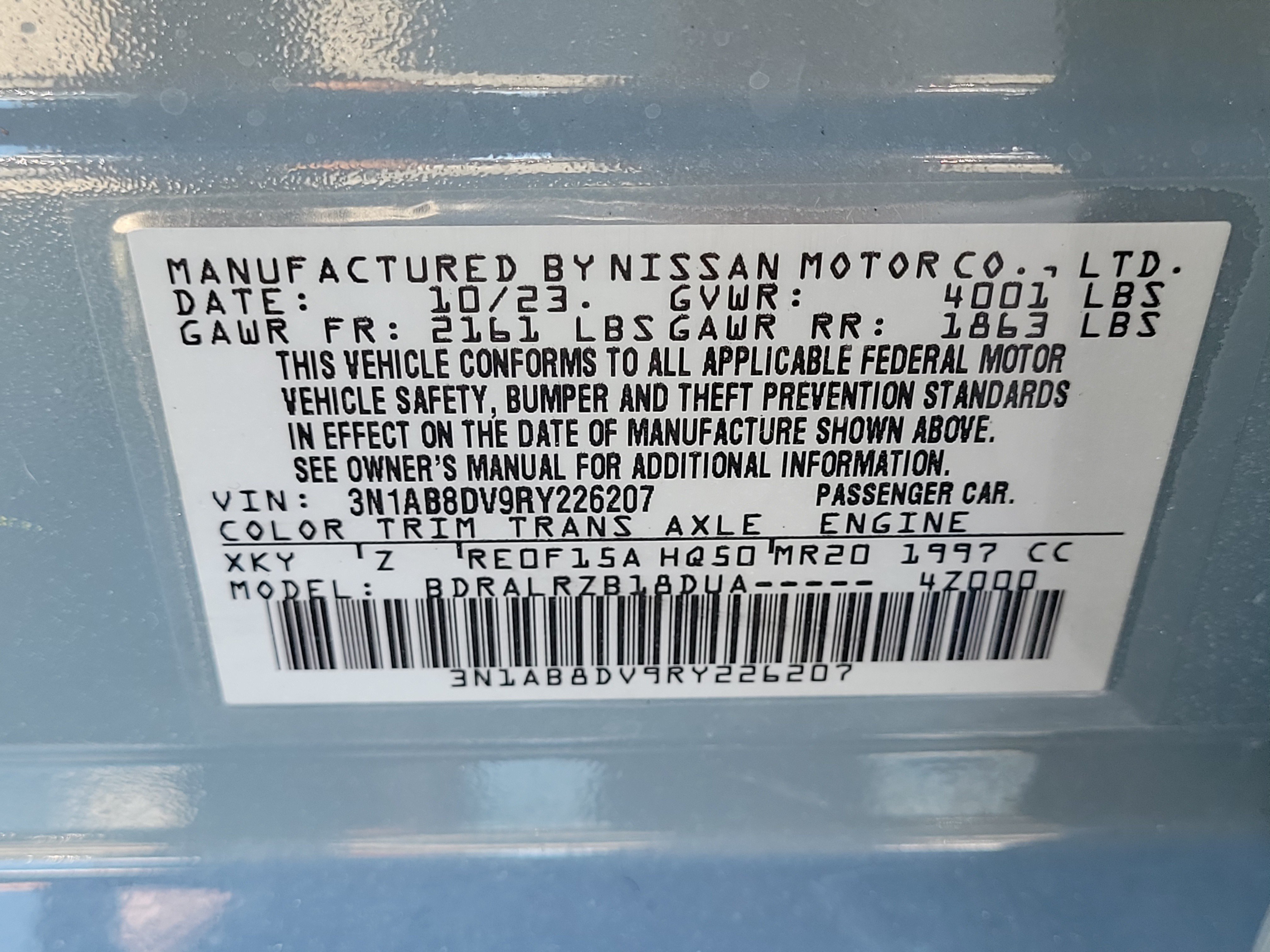 Certified 2024 Nissan Sentra SR FWD image 23