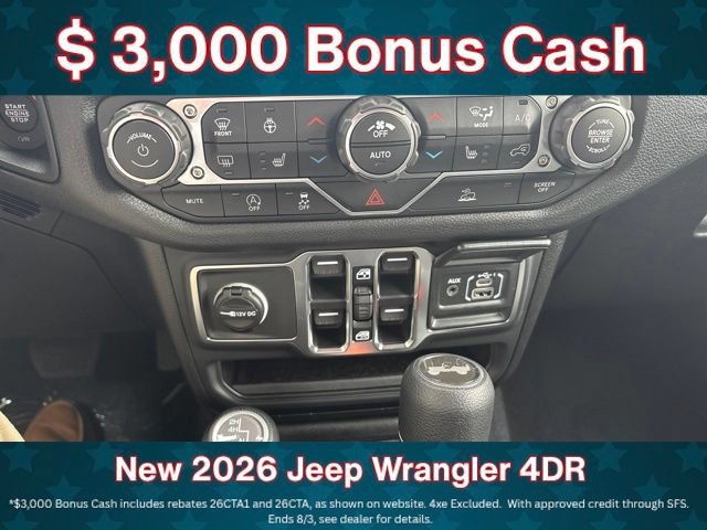 New 2026 Jeep Wrangler Unlimited Sport AWD/4WD image 13