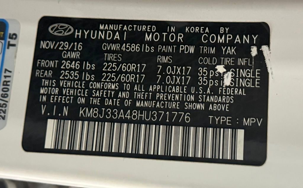 Used 2017 Hyundai Tucson SE Plus FWD image 29