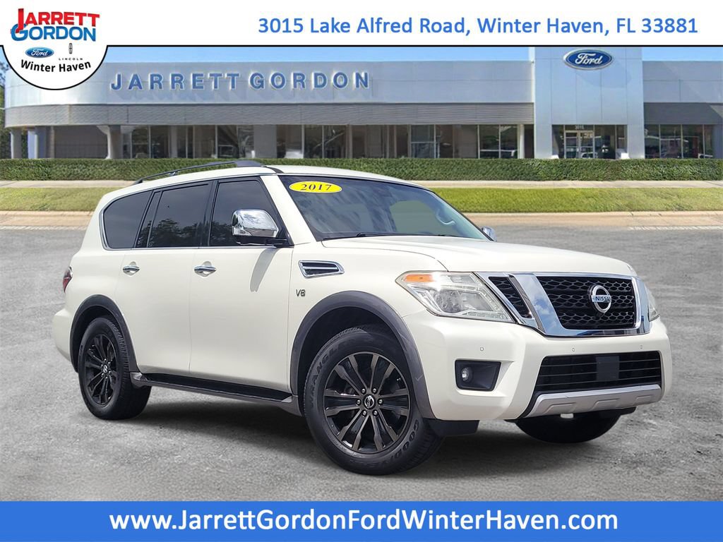 Used 2017 Nissan Armada Platinum w/ Captain Seat Package RWD image 1