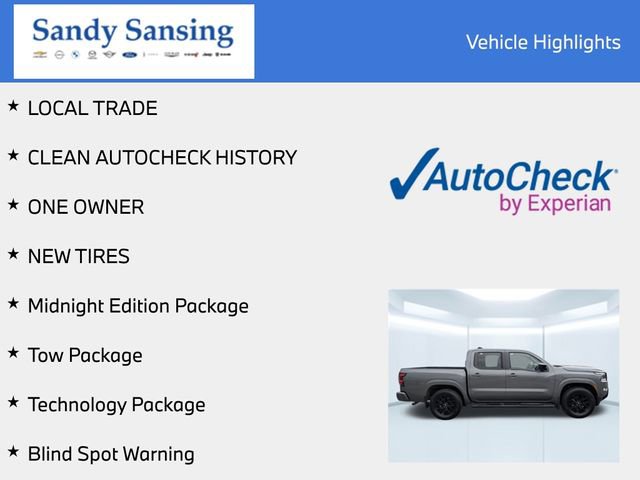 Used 2023 Nissan Frontier SV w/ Midnight Edition Package image 7