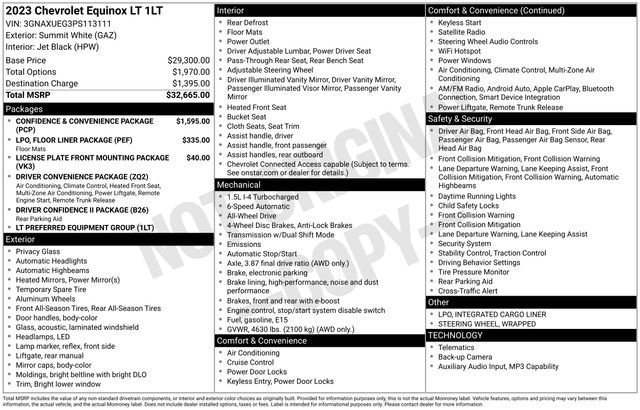 Used 2023 Chevrolet Equinox LT image 28