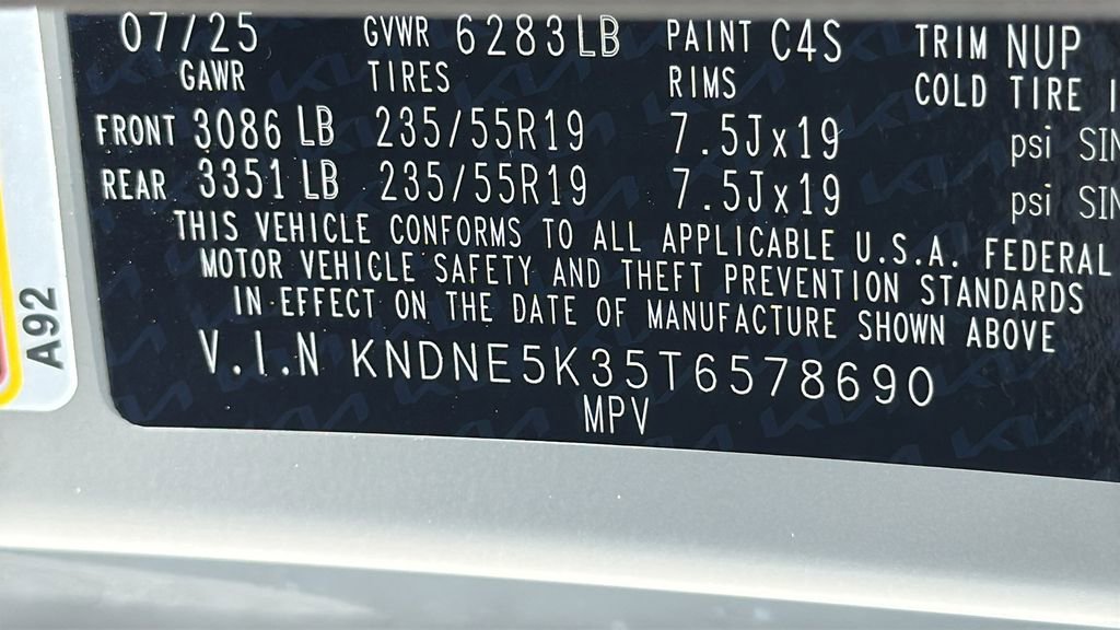 New 2026 Kia Carnival SX Prestige image 28
