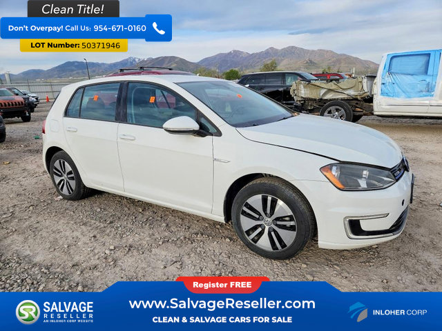 Used 2016 Volkswagen e-Golf SE w/ DC Fast Charging Package FWD image 5
