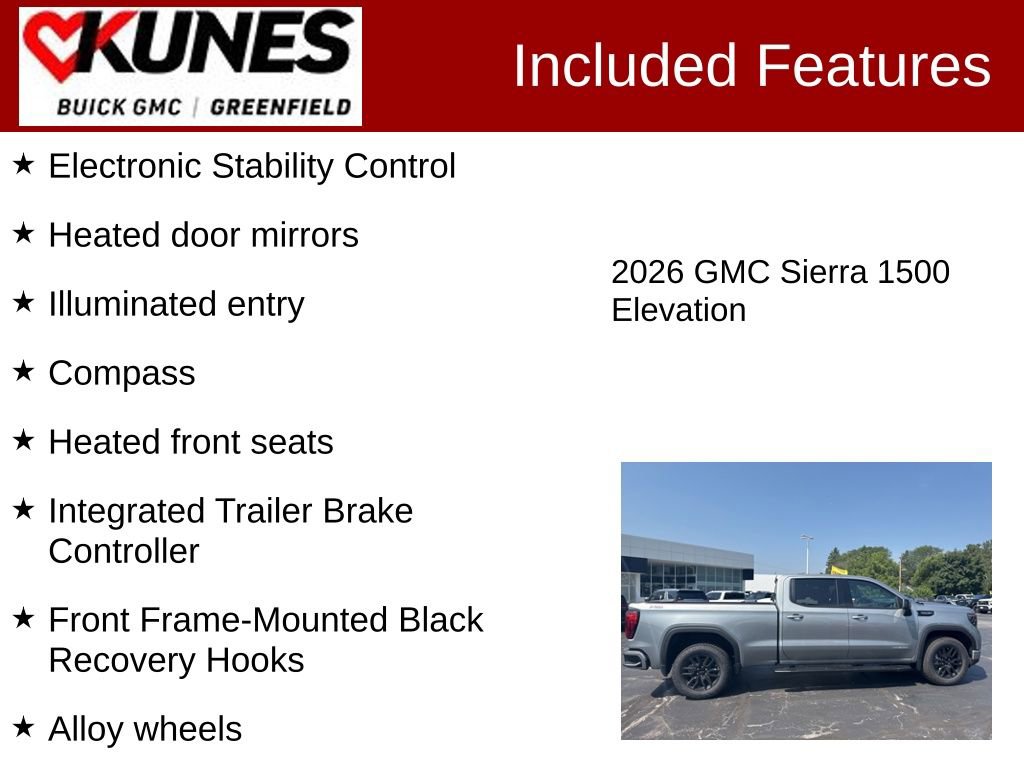 New 2026 GMC Sierra 1500 Elevation w/ Elevation Premium Package image 4