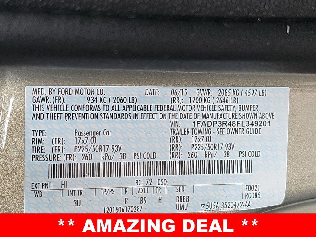 Used 2015 Ford Focus Electric Hatchback image 40