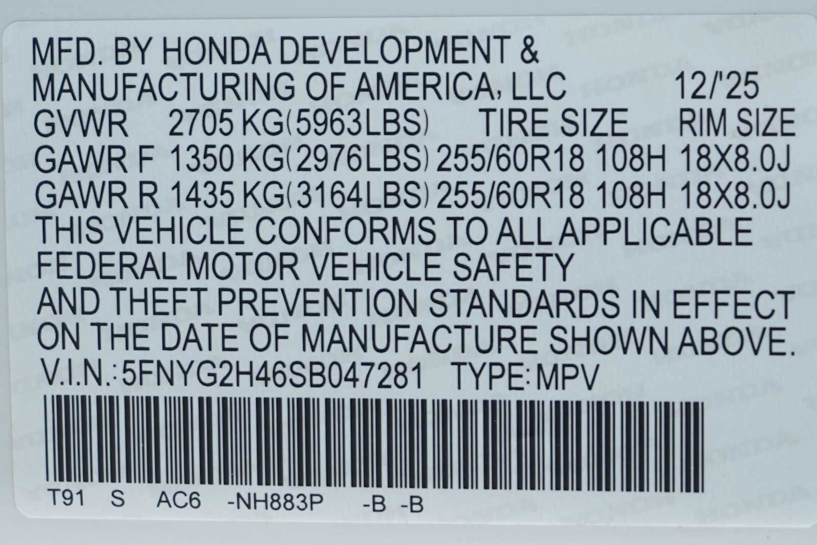Certified 2025 Honda Pilot EX-L image 30
