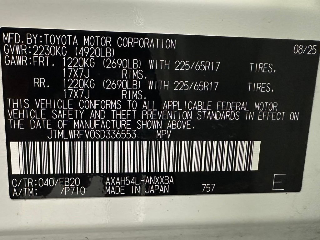 Used 2025 Toyota RAV4 LE AWD/4WD image 11