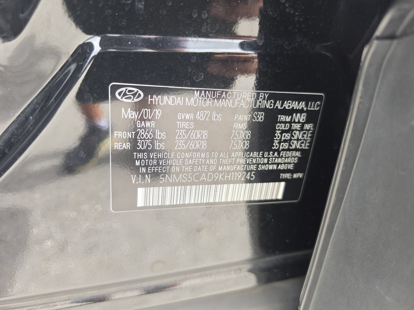 Used 2019 Hyundai Santa Fe AWD w/ Cargo Package image 38