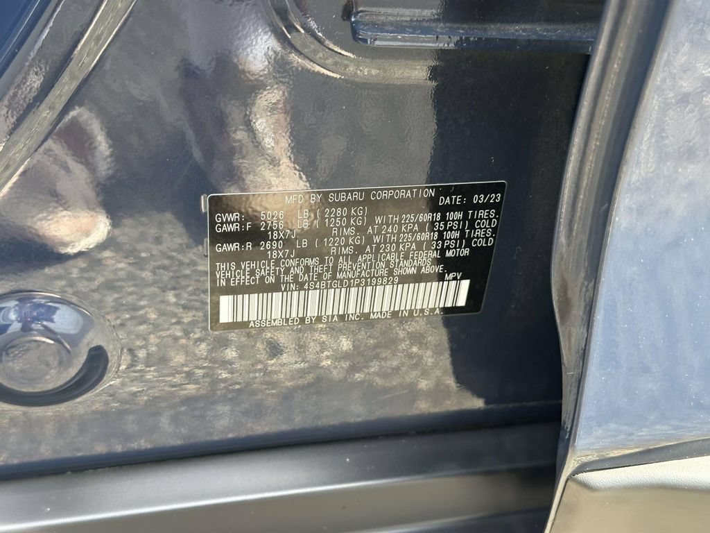 Certified 2023 Subaru Outback Onyx Edition XT AWD/4WD image 13
