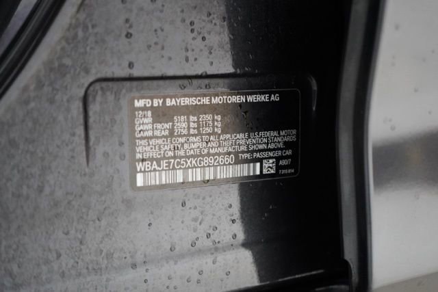 Used 2019 BMW 540i xDrive w/ Convenience Package AWD/4WD image 37